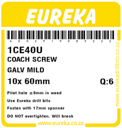 1CE40 - Coach Screw -1CE40_Label_T